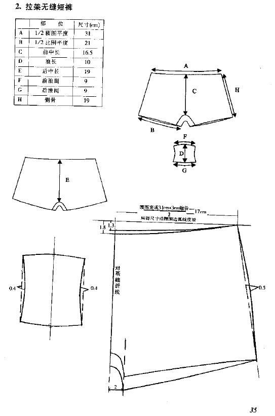 cad快速看图_cad内衣纸样(2)